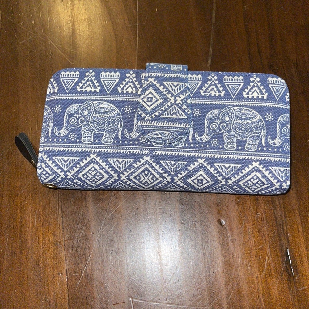Elephant Print Wallet